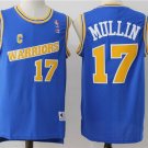 MENS WARRIORS #17 CHRIS MULLIN BLUE THROWBACK JERSEY
