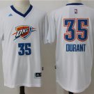 MENS THUNDER #35 KEVIN DURANT WHTIE SHORT SLEEVE JERSEY