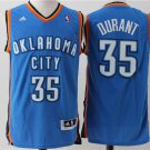 MENS THUNDER #35 KEVIN DURANT BLUE BASKETBALL JERSEY