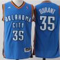 MENS THUNDER #35 KEVIN DURANT BLUE BASKETBALL JERSEY