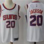 MENS SUNS #20 JOSH JACKSON WHITE BASKETBALL JERSEY
