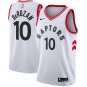 MENS RAPTORS #10 DEMAR DEROZAN WHITE STITCHED JERSEY