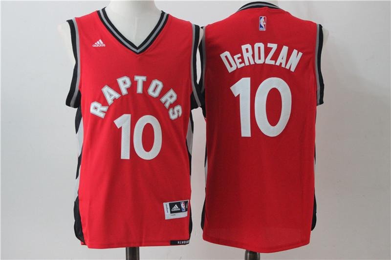 MENS RAPTORS #10 DEMAR DEROZAN RED BASKETBALL JERSEY