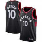 MENS RAPTORS #10 DEMAR DEROZAN BLACK STITCHED JERSEY