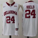 MENS OKLAHOMA SOONERS #24 BUDDY HIELD #24 WHITE BASKETBALL JERSEY