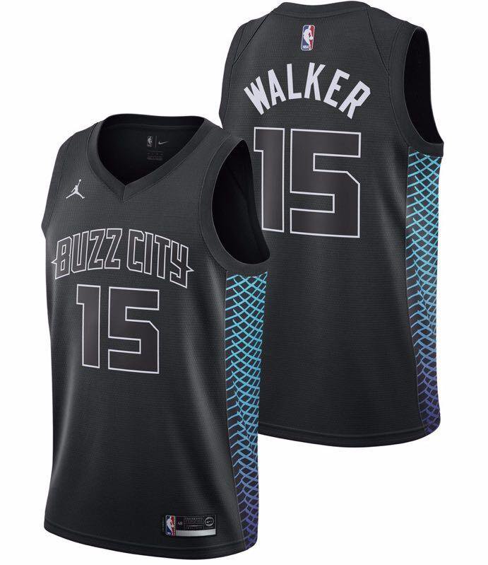 MENS NEW WASP #15 WALKER CITY EDITION BLACK JERSEY