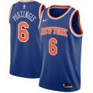 MENS KNICKS #6 KRISTAPS PORZINGIS BLUE BASKETBALL JERSEY