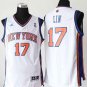 MENS KNICKS #17 JEREMY LIN WHITE JERSEY