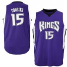 MENS KINGS #15 DEMARCUS COUSINS PURPLE BASKETBALL JERSEY