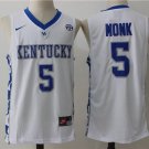MENS KENTUCKY WILDCATS #5 MALIK MONK WHITE JERSEY