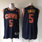 MENS CLEVELAND #5 J.R. SMITH NAVY BASKETBALL JERSEY