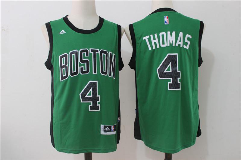 MENS CELTICS #4 ISAIAH THOMAS GREEN STITCHED BASKETBALL JERSEY