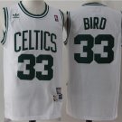 MENS CELTICS #33 LARRY BIRD WHITE BASKETABLL JERSEY