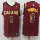 MENS CAVALIERS #3 ISAIAH THOMAS RED BASKETBALL JERSEY