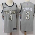 MENS CAVALIERS #3 ISAIAH THOMAS GRAY JERSEY