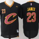 MENS CAVALIERS #23 LEBRON JAMES BLACK BASKETBALL JERSEY