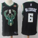 MENS BUCKS #6 ERIC BLEDSOE BLACK BASKETBALL JERSEY