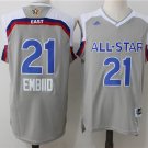 MENS 76ERS #21 JOEL EMBIID 2017 ALL STAR BASKETBALL JERSEY