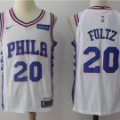 MENS 76ERS #20 MARKELLE FULTZ WHITE BASKETBALL JERSEY