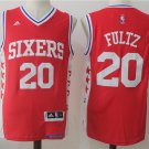 MENS 76ERS #20 MARKELLE FULTZ RED BASKETBALL JERSEY
