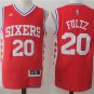 MENS 76ERS #20 MARKELLE FULTZ RED BASKETBALL JERSEY