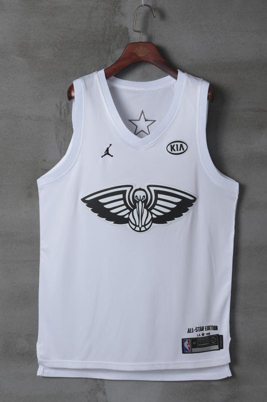 MENS 2018 ALL-STAR LEAGUE #23 DAVIS WHITE JERSEY