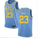 Men's  LeBron James #23 Los Angeles Lakers Basketball Jersey Stitched Sewn S-2XL blue