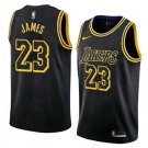 Youth LeBron-James #23 Los Angeles Lakers Jerseys black Shirt S-XL