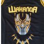 Movie version Panther logo 2# Basketball Jersey Black