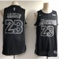Men's Lakers #23 LeBron James Black Basketball Jersey NEW