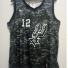 Men's San Antonio Spurs #12 LaMarcus Aldridge Basketball Jersey Stitched