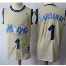 Mens Orlando Magic #1 Penny Hardaway Jersey Cream white