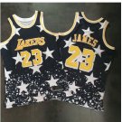 2018 New Lebron James #23 Lakers black basketball jesey Black Stars