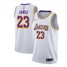 2018-19 New Lebron James 23# Lakers white jesey throwback Retro