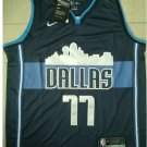 Mens Dallas Mavericks 77# Luka Doncic Jersey Black