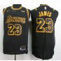 Mens Lakers 23# Lebron James jersey black