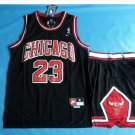 Youth Chicago Bulls 23# Michael Jordan Basketball Jersey Black Suit kids