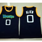 Men's Space Jam Monstars Alien #0 Black Basketball Jersey