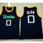 Men's Space Jam Monstars Alien #0 Black Basketball Jersey