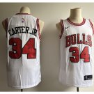 Men's Chicago Bulls 34# Wendell Carter Jr. Swingmen Basketball Jersey White