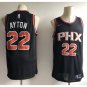 Men's Phoenix Suns 22# Deandre Ayton Black Basketball Stitched Swingmen Jersey