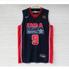 Men's 1992 Olympic Games USA dream team Michael Jordan 9# basketball jersey Commemorative