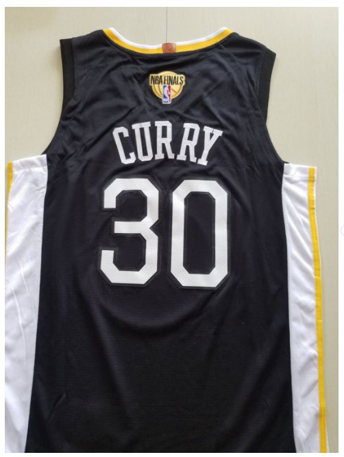 MENS Golden State Warriors 30# Stephen Curry Black Jersey