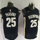 Mens Memphis Grizzlies 25 Chandler Parsons Basketball Stitched Jersey Blue