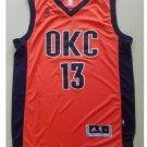 Oklahoma City Thunder #13 Paul George Red Basketball Jersey