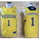 Michigan Wolverines Glenn Robinson III #1 Basketball Yellow Jersey