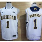 Michigan Wolverines Glenn Robinson III #1 Basketball White Jersey