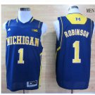 Michigan Wolverines Glenn Robinson III #1 Basketball Yellow Jersey