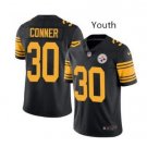 Youth Kid Pittsburge Steelers #30 James Conner jersey black
