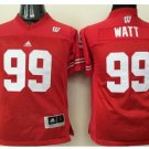 Youth Wisconsin Badgers 99 J.J Watt College Jersey red
